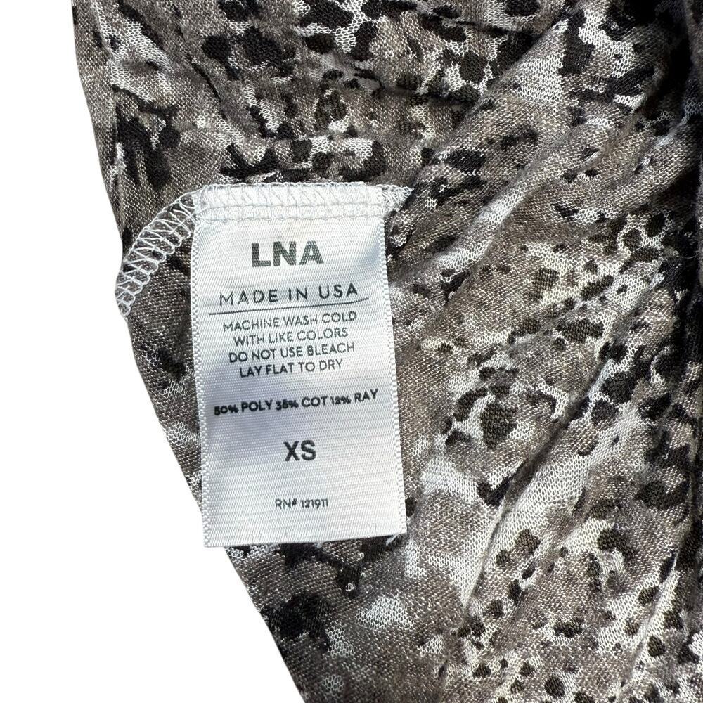 LNA Burnout Lyon Snakeskin Python Turtleneck XS - image 6